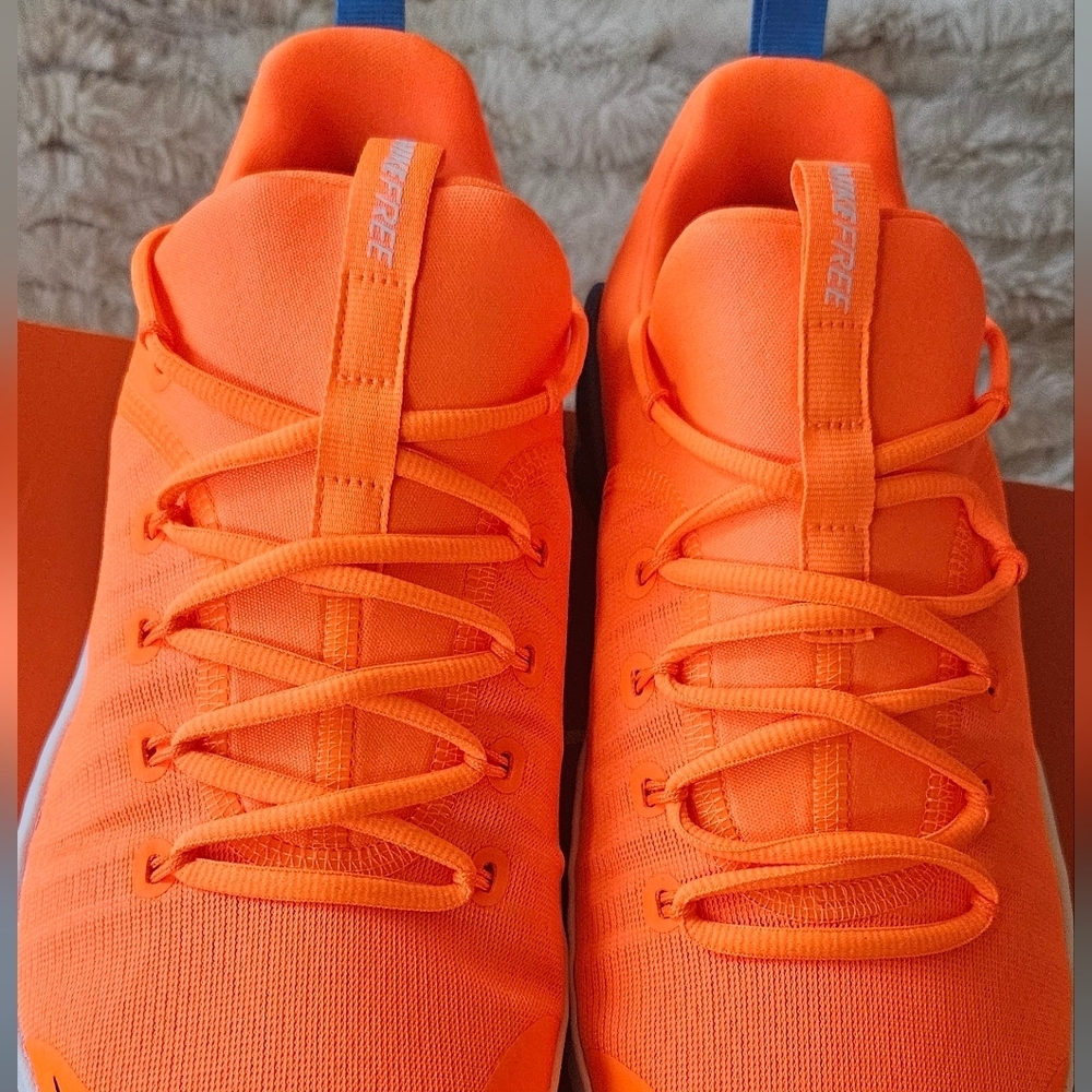 New In Box Nike Free Metcon 6 Shoes - Total Orange/Photo Blue  Men's 10.5 - Picture 3 of 6